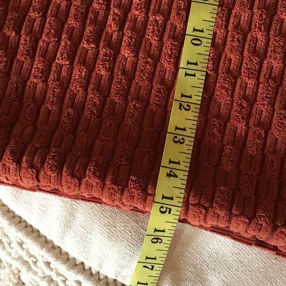 NWOT 2 Rust Pillow Shams - Picture 3 of 5